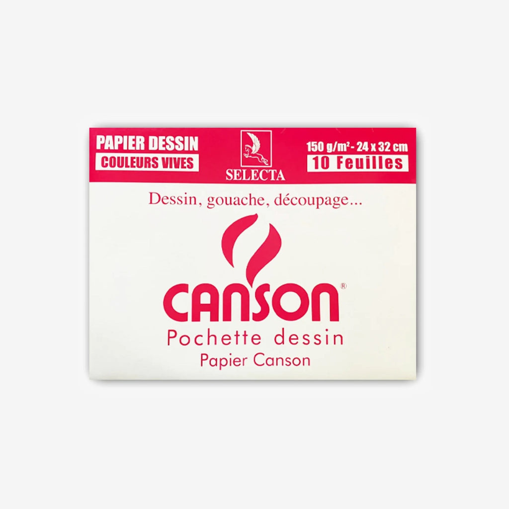 Pochette Canson Selecta Couleurs Vives.