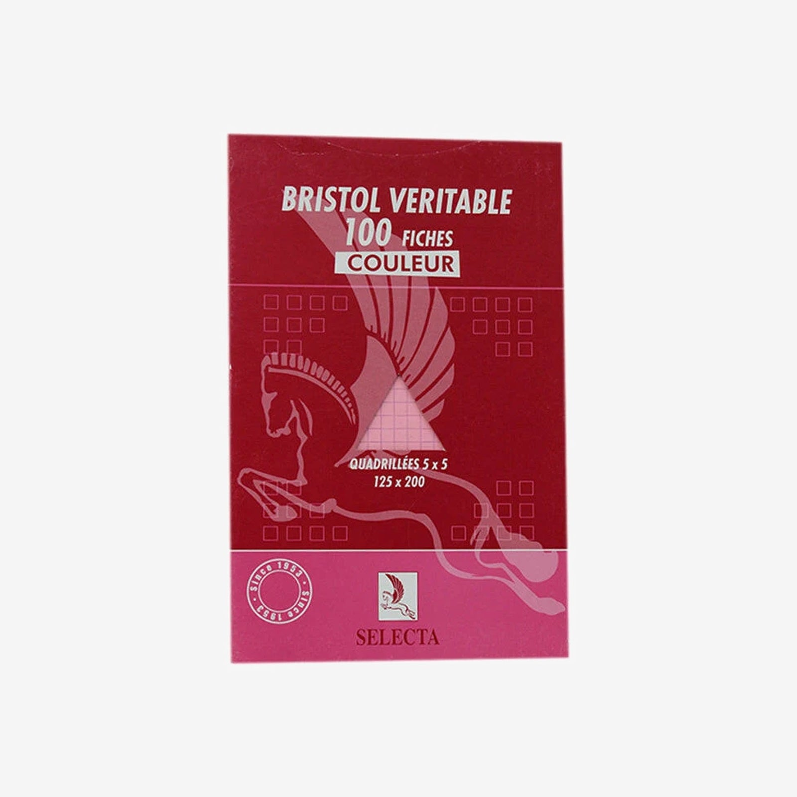 Fiches bristol couleur PM Selecta.