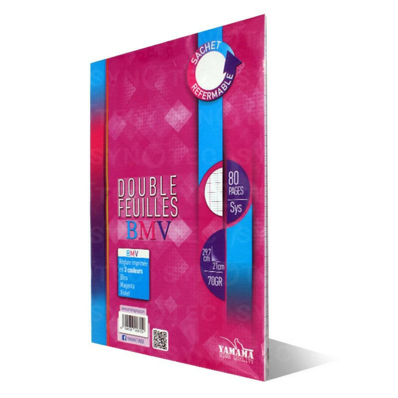 COPIES DOUBLES A4 80P YAMAMA BMV.