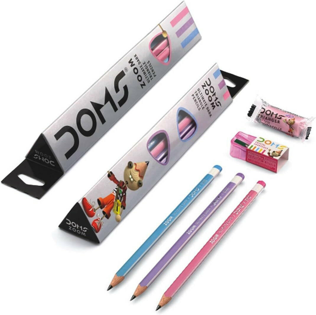 CRAYONS GRAPHITES TRIANGULAIRE ZOOM ULTIMATE DRAK DOMS.