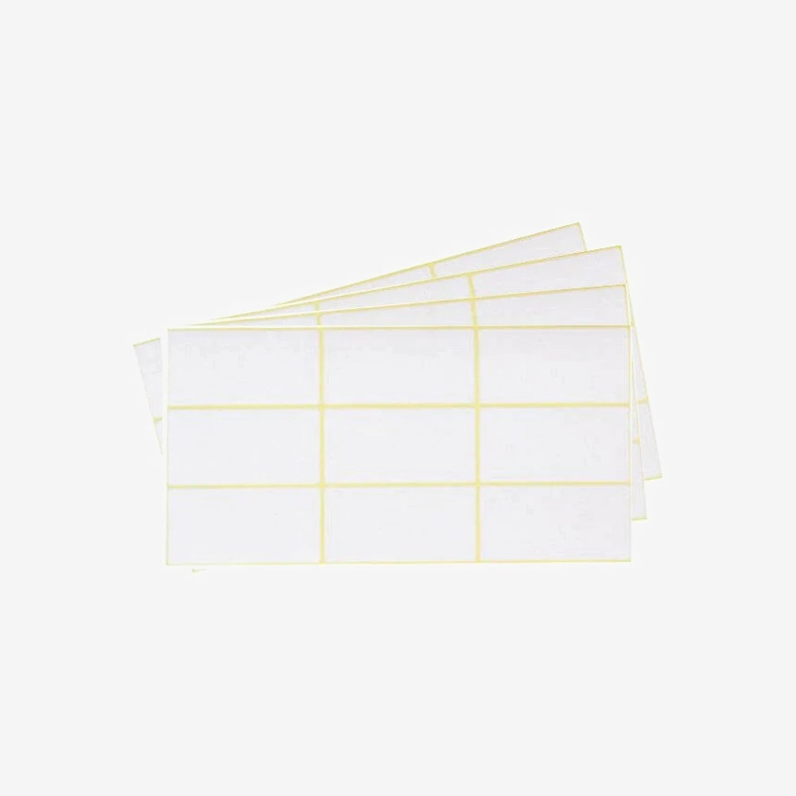 Étiquette 40×20 Blanc PC.