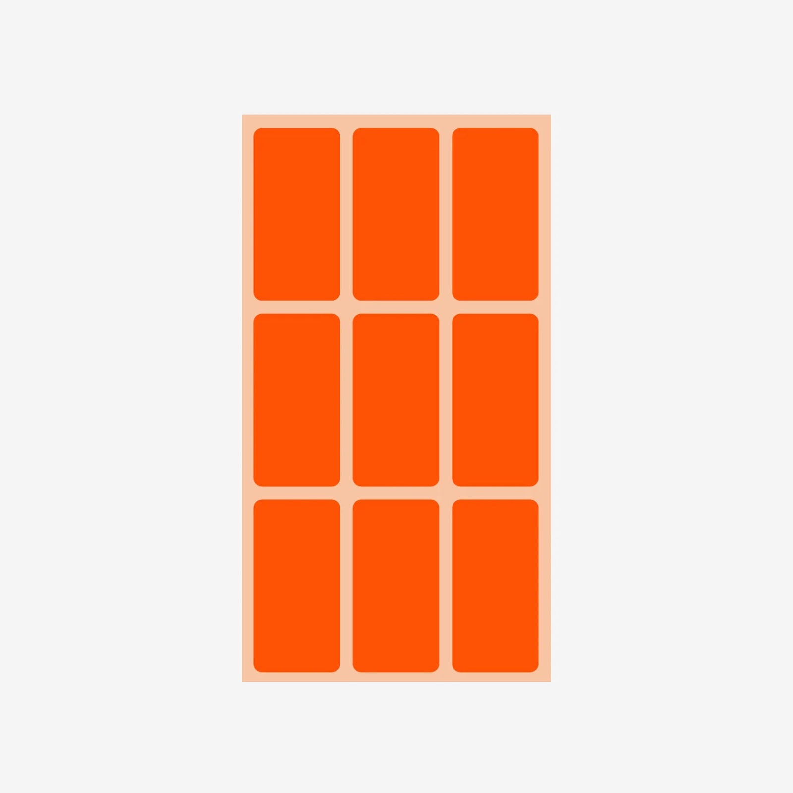 Étiquette 40x20 mm – Orange (PC).