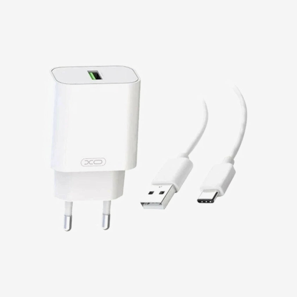 Chargeur Téléphone XO L103 EU avec Câble Type-C.