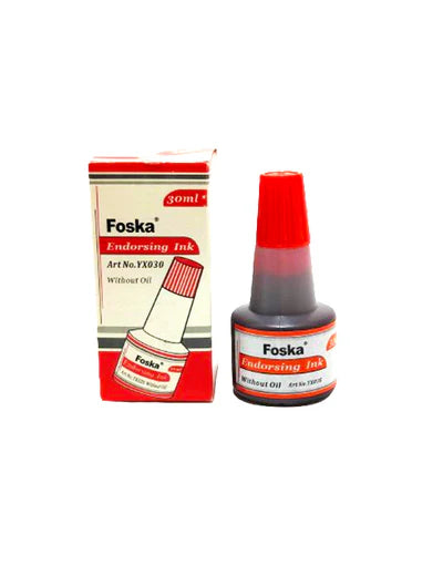 ENCRE A TEMPON FOSKA 30ML REF YX030 ROUGE