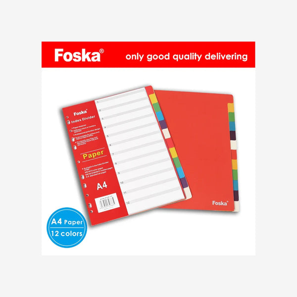 Intercalaire de Séparation Foska de 12 Cartons.