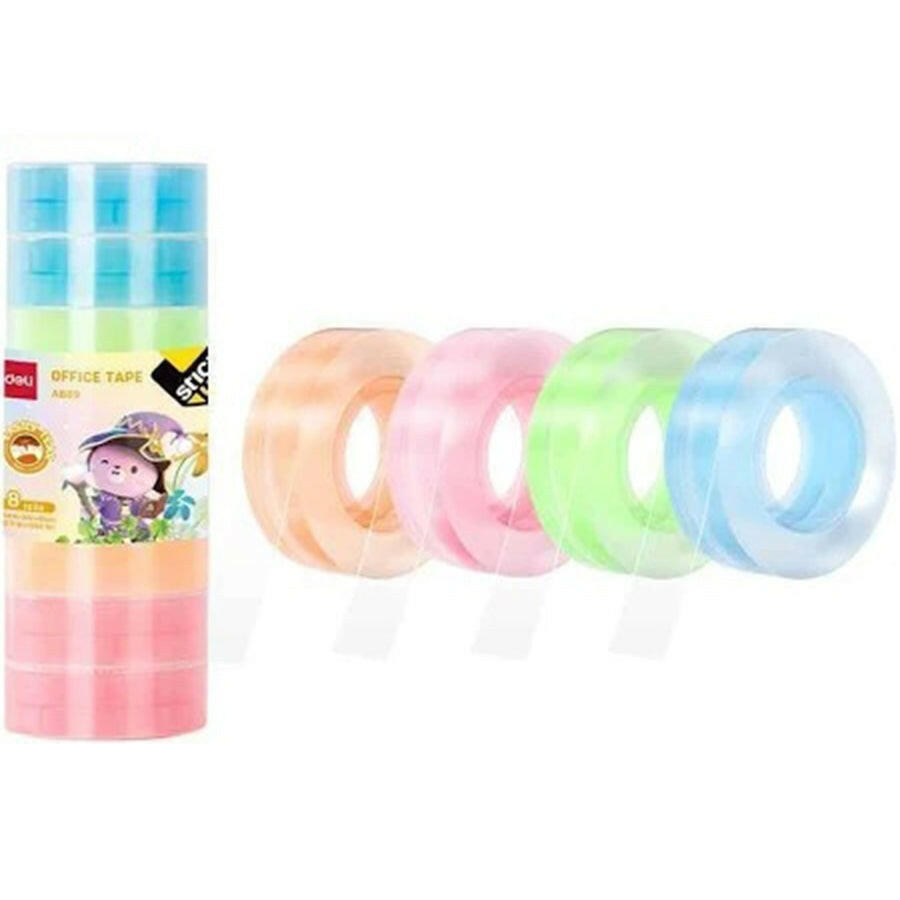 SCOTCH SCOLAIRE 30X18 [PQT 8] ASSORTI EA689 DELI (8/640).