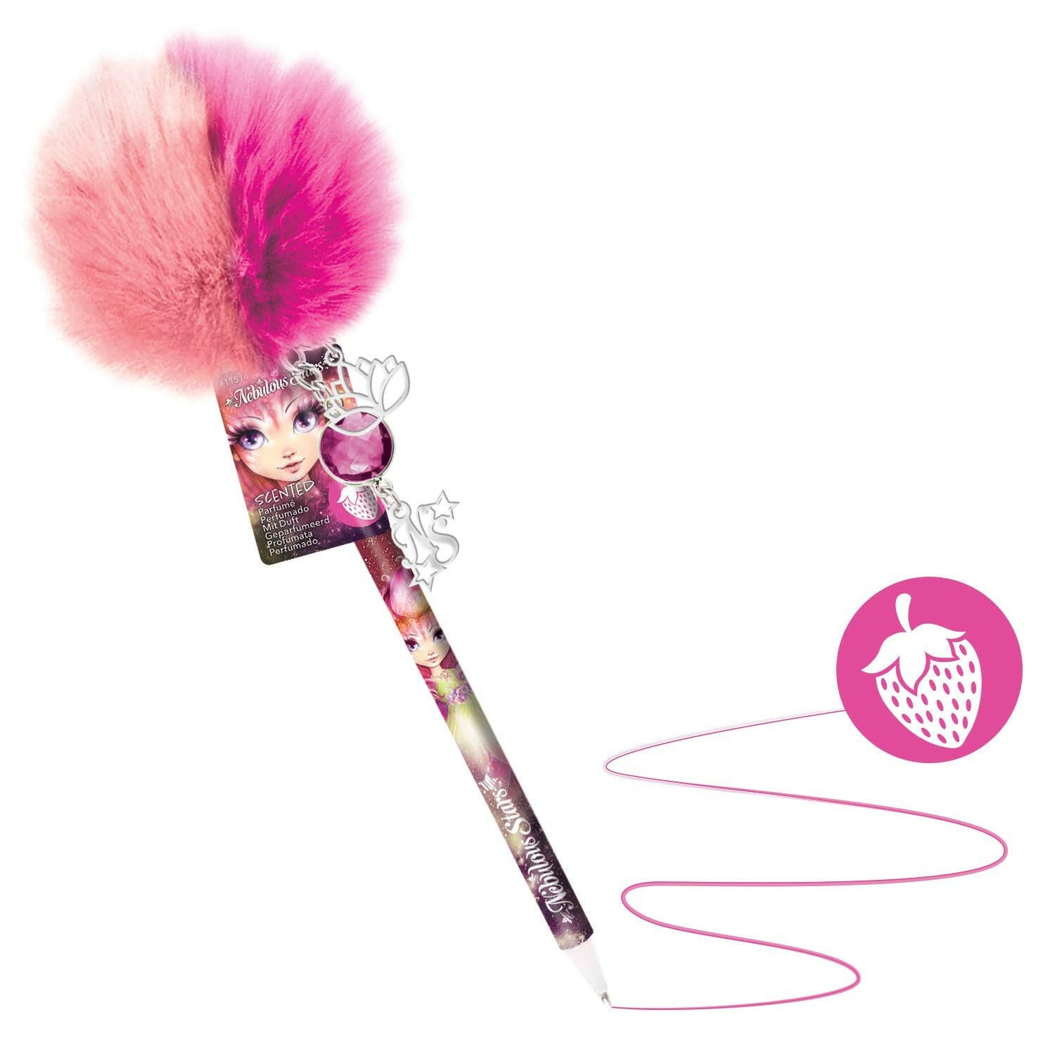 Nebulous Stars - Scented Pom Pom Pen.