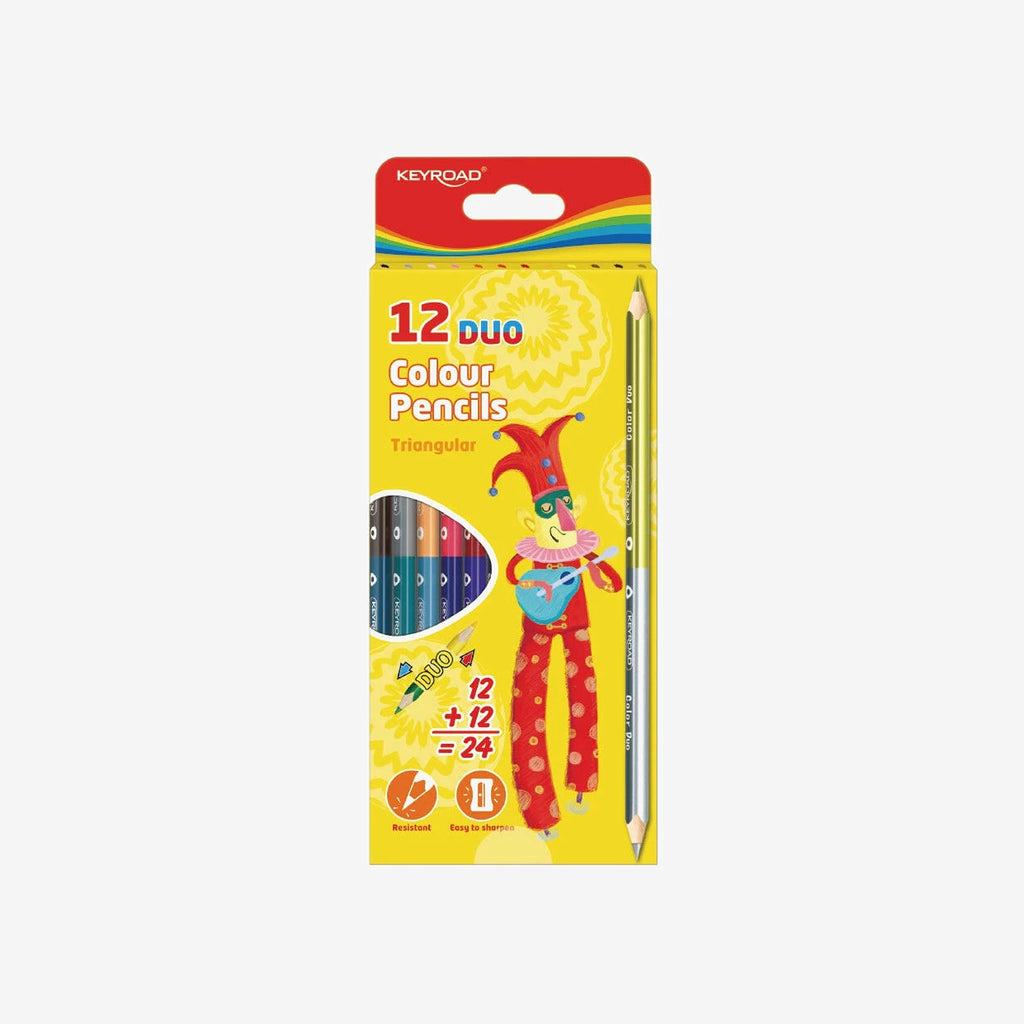 CRAYON COULEUR KEYROAD 12*18 DUO  KR971281.