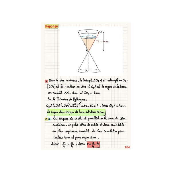 MATHS A LA CARTE GLOBALE GEOMETRIE 1ERE