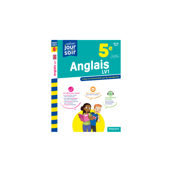 ANGLAIS 5E LV1 CAHIER JOUR SOIR