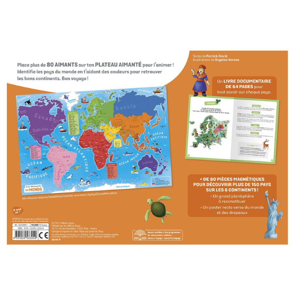 A LA DECOUVERTE DU MONDE COFFRET MAGNETIQUE