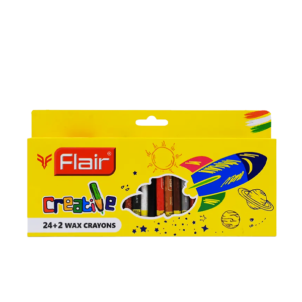 CRAYON DE CIRE FLAIR  DE 24 +2.