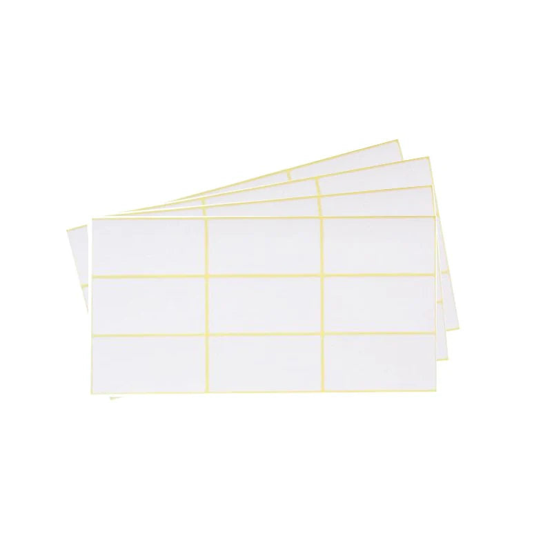 Étiquettes Adhésives 40x20 mm – Blanc.