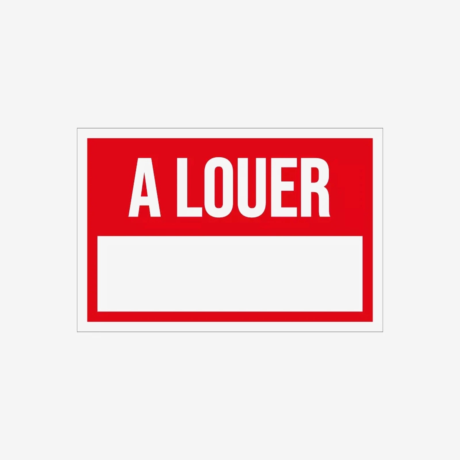 Autocollant "À Louer".