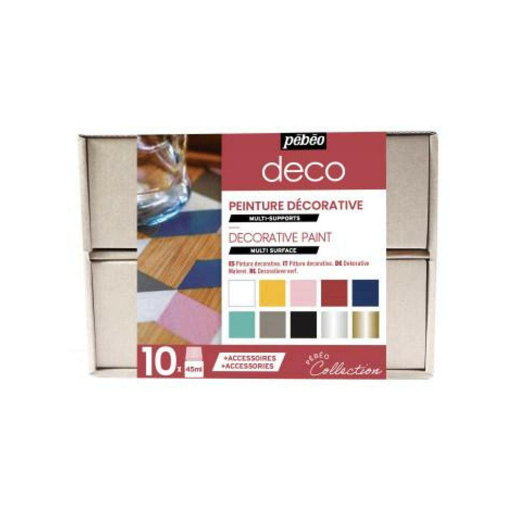Coffret Collection Deco 10x45ml - Pébéo.