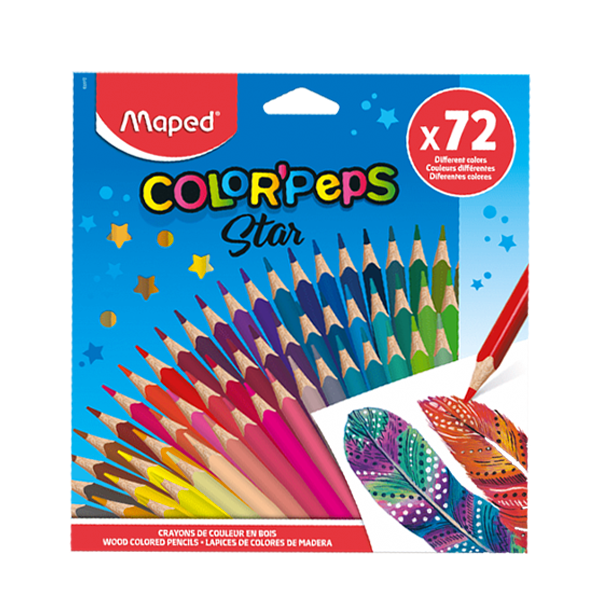 Crayon Couleur de 72 Color'Peps Maped.