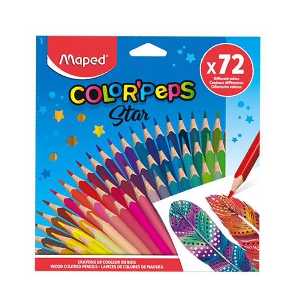 Crayon Couleur de 72 Color'Peps Maped