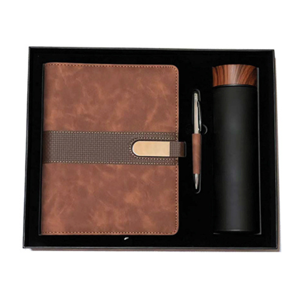 COFFRET VIP NOTEBOOK + STYLO + MUG ISOTHERME
