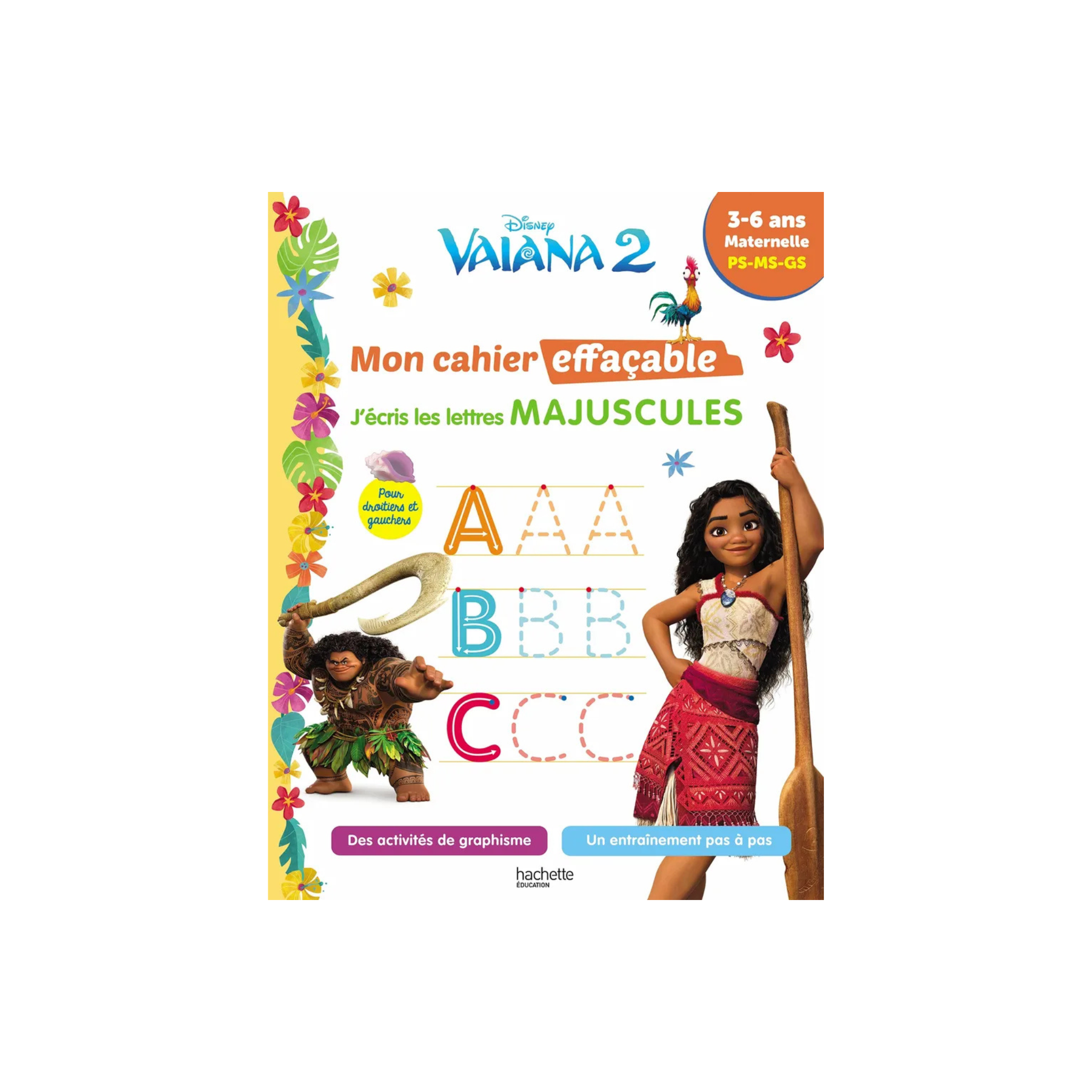 DISNEY VAIANA 2 MON CAHIER EFFACABLE