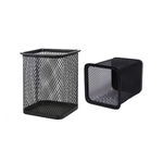 PORTE STYLO METAL NOIR CARRE T-D