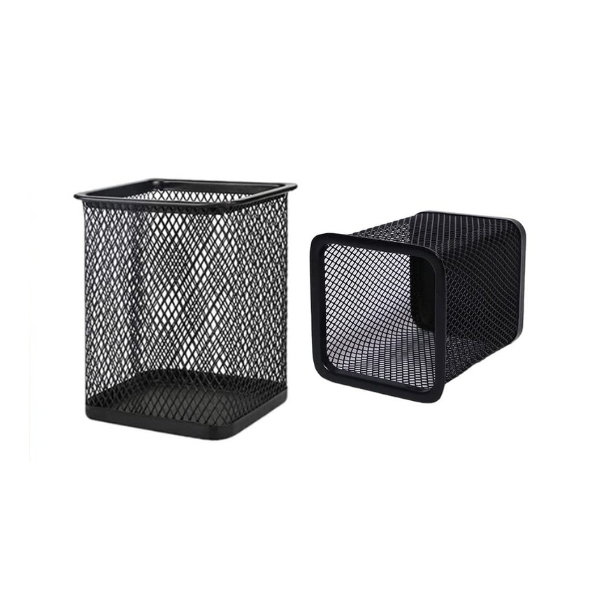 PORTE STYLO METAL NOIR CARRE T-D