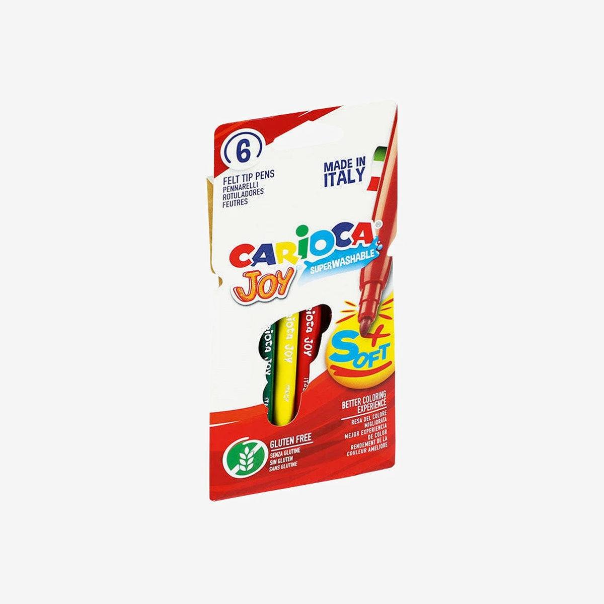 Feutres Joy 6 pièces - Carioca.