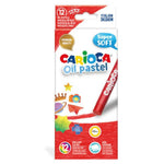 Set De 12 Crayons à L'huile Pastel - Carioca.