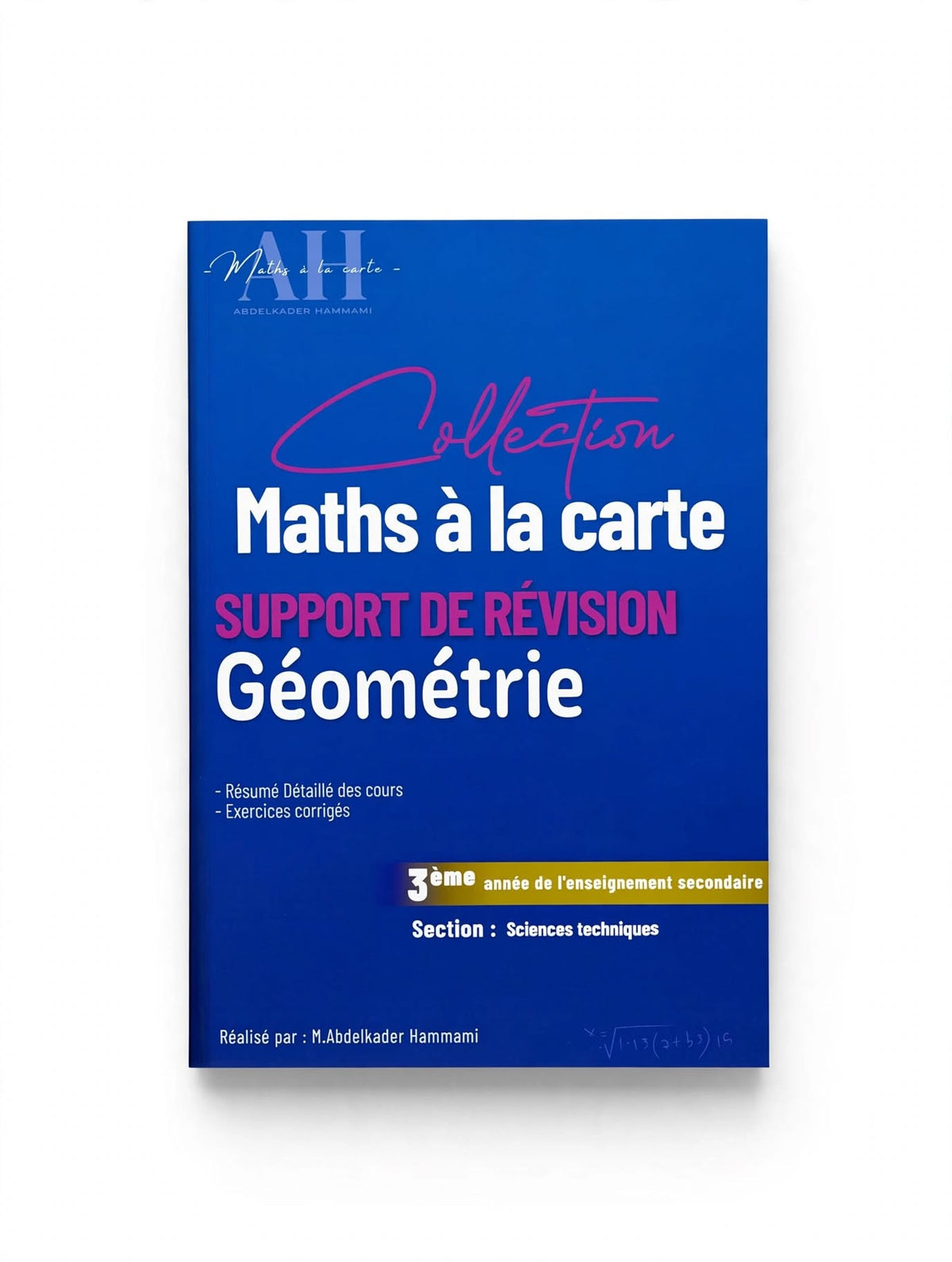 MATHS A LA CARTE SUPPORT DE REVISION 3EME GEOMETRIE 3EME technique