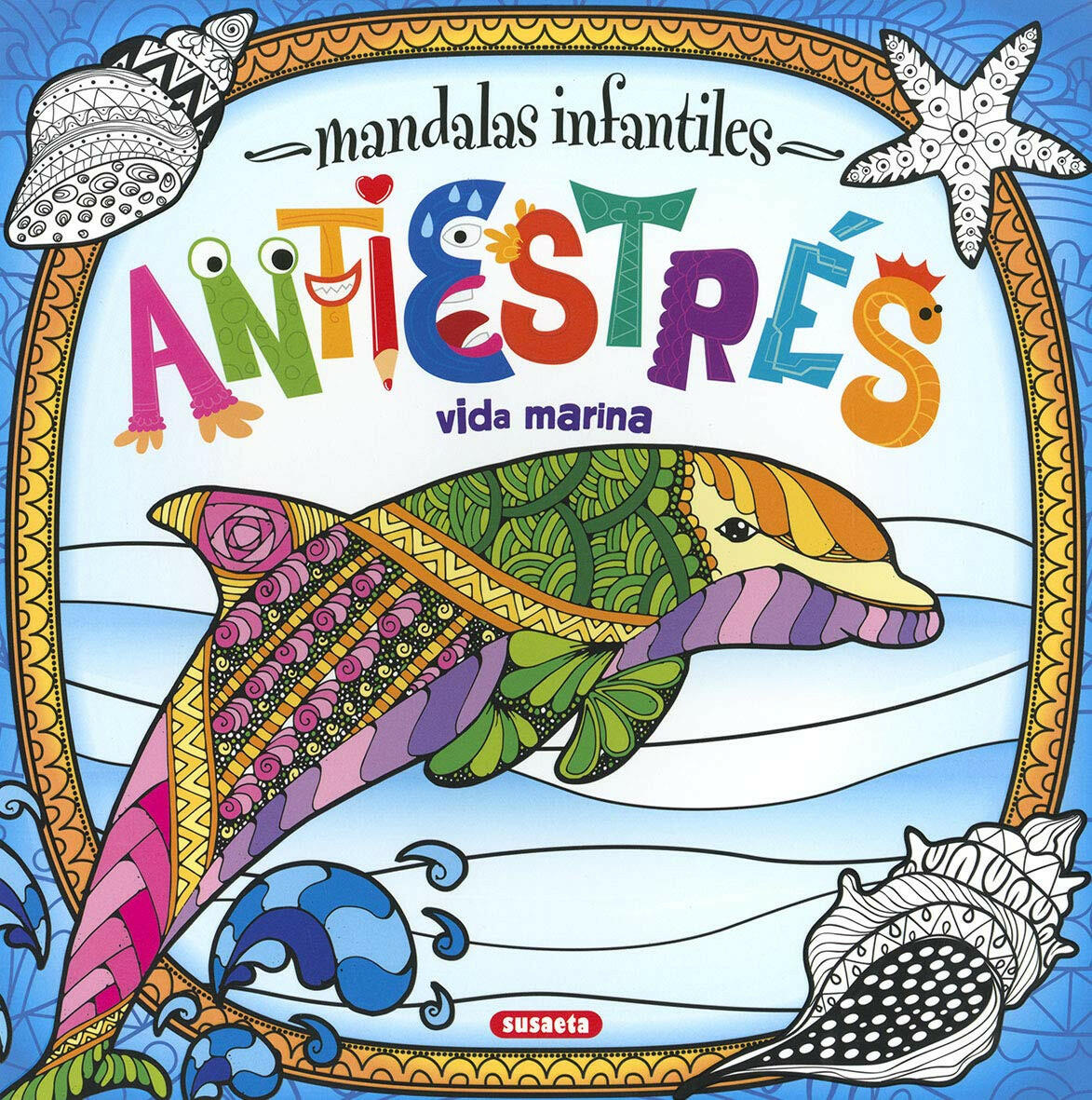 COLORIAGE - MANDALAS FOR KIDS -MINDFULNESS OCEAN  LIFE.