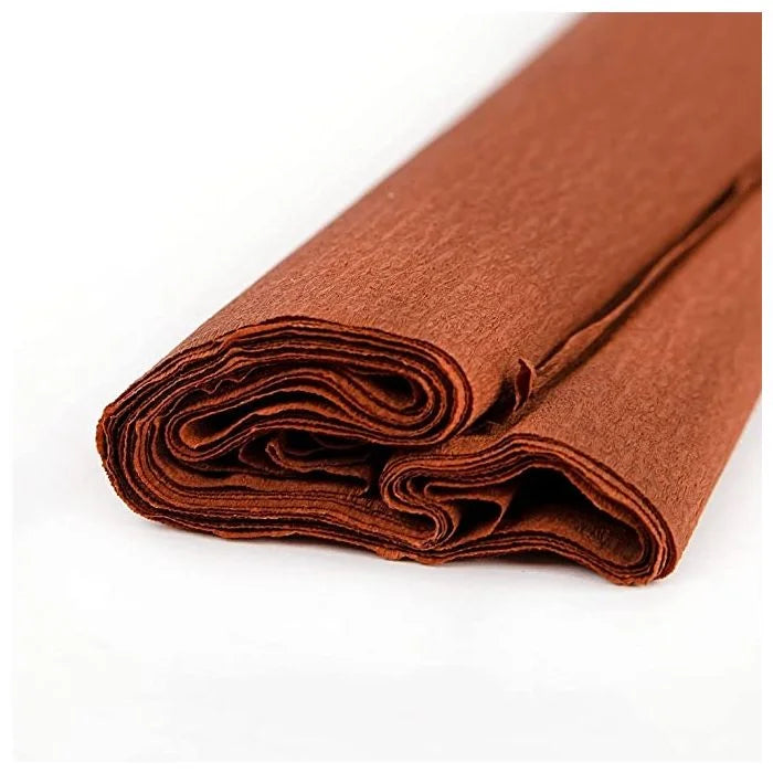 Papier Crépon – Marron.