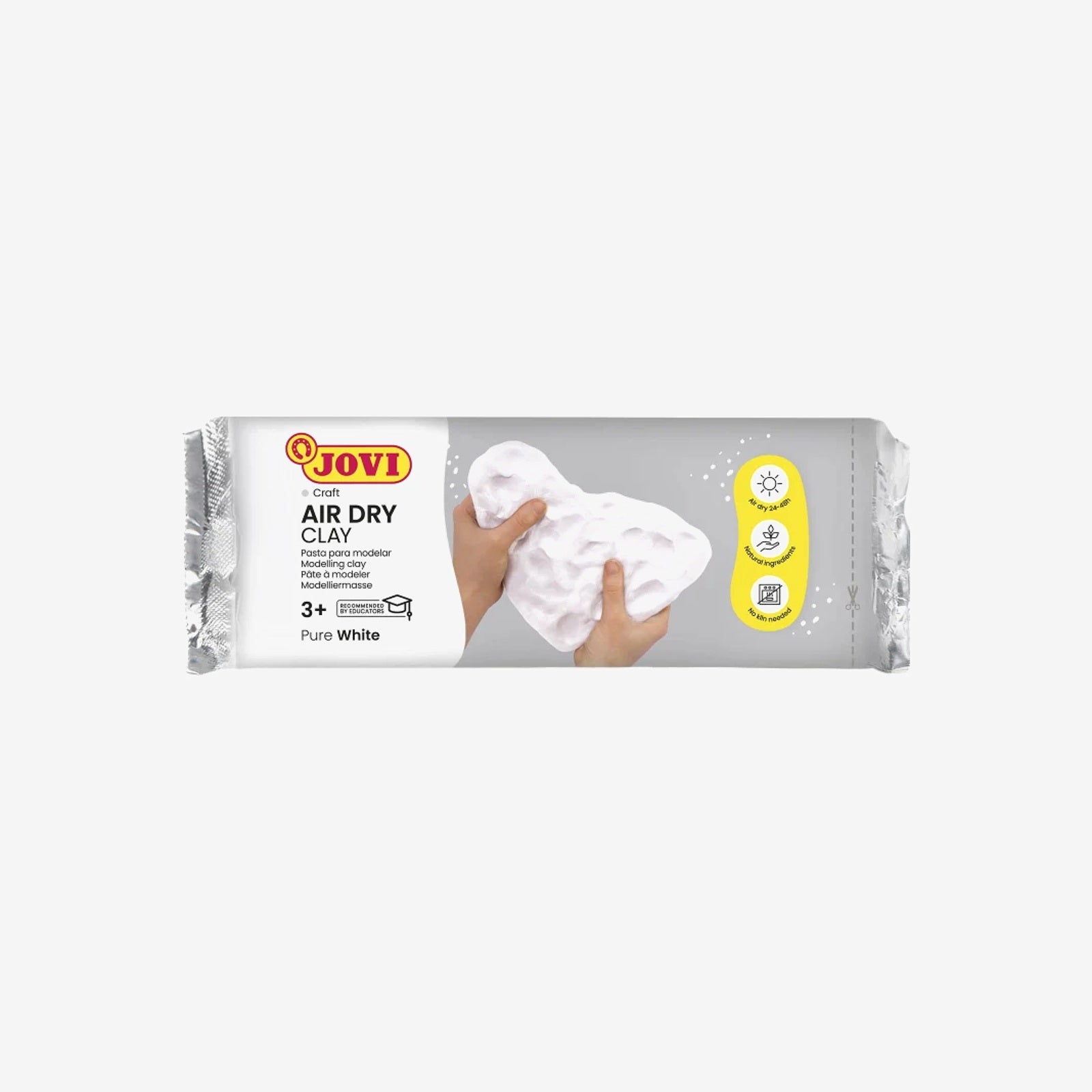 Pâte Auto-Durcissante Jovi Blanche - 0.5 kg.