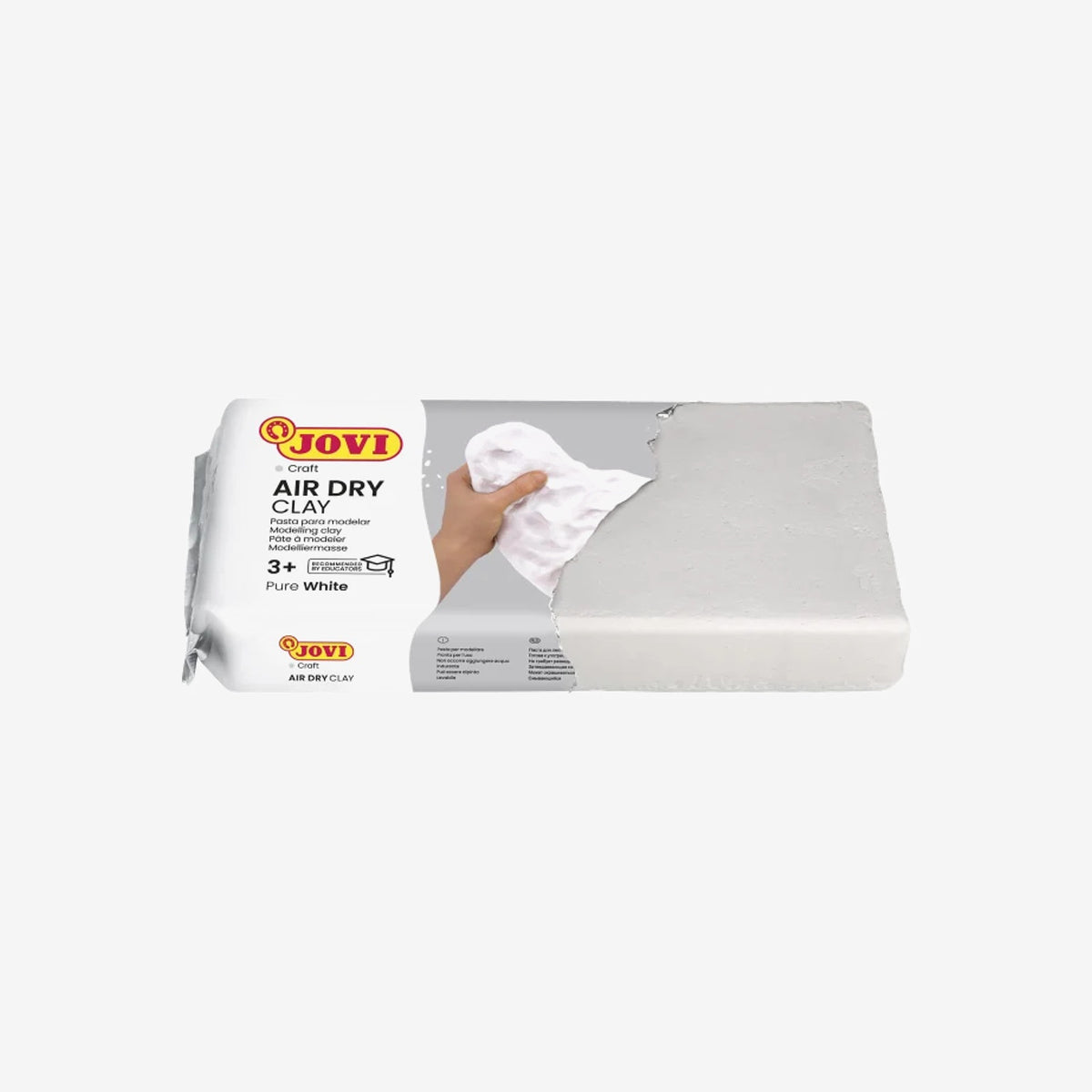 Pâte Auto-Durcissante Jovi Blanche - 0.5 kg.
