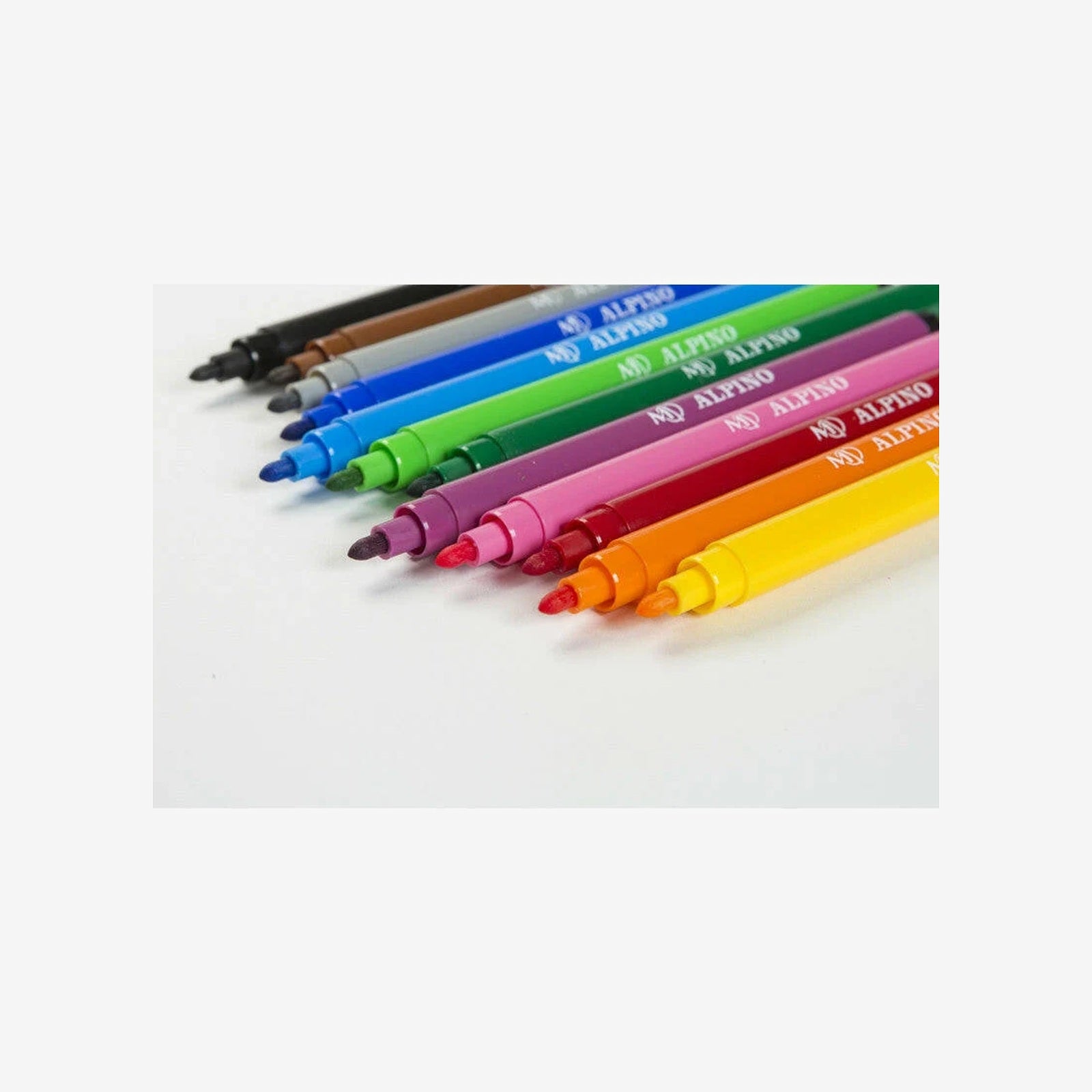 Alpino - Boîte de 12 Feutres de Couleur.