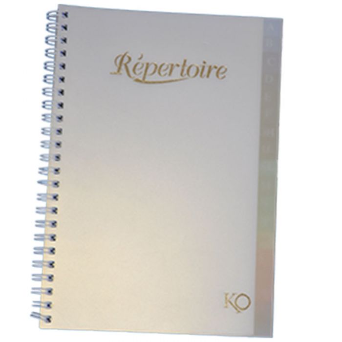 CAHIER REPERTOIRE