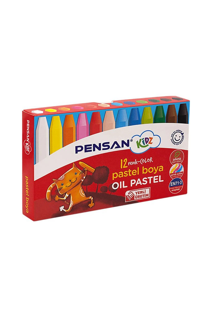 PASTEL A HUILE PENSAN KIDS DE 12