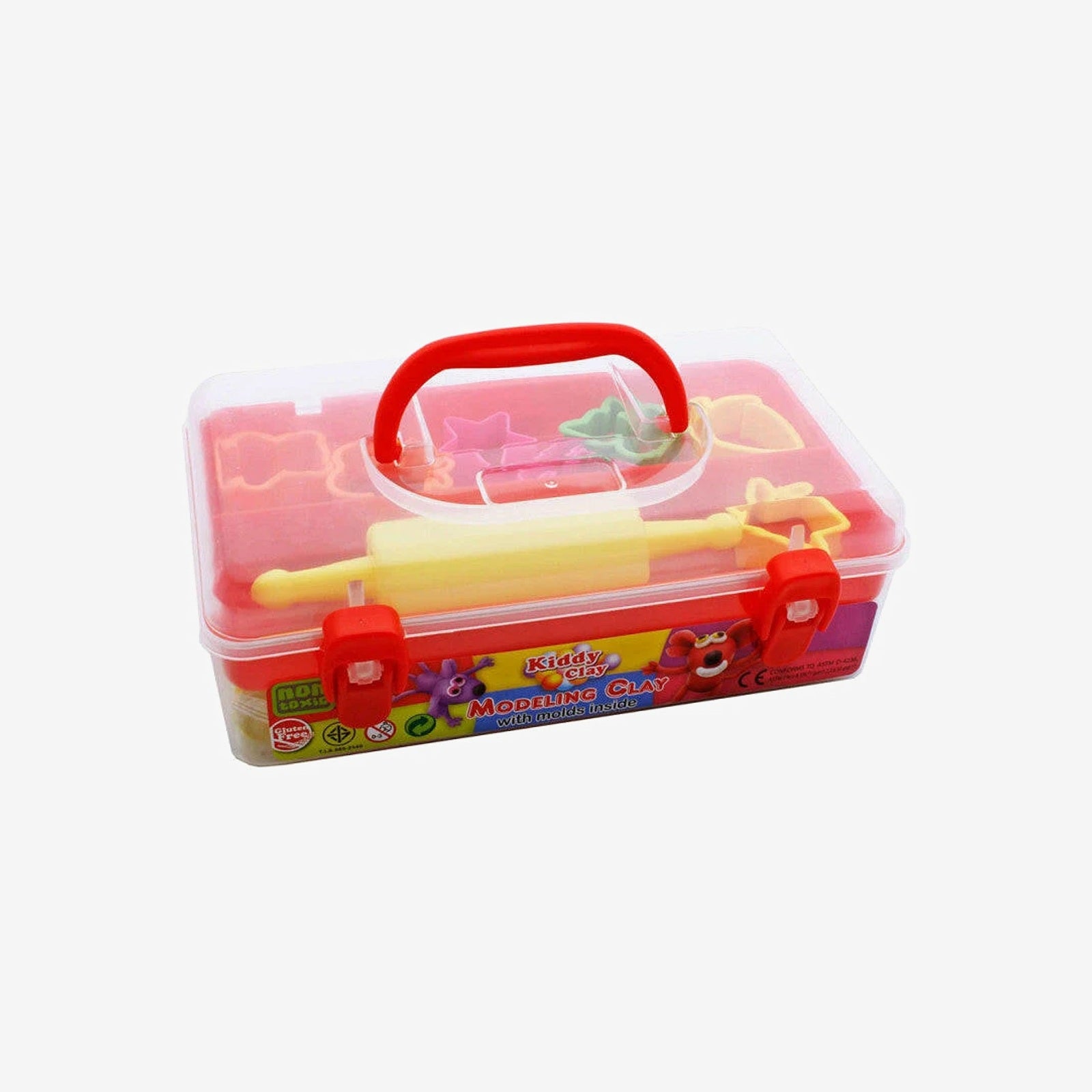 Boite de Pâte à Modeler avec Accessoire 550 gr - Kiddy Clay.