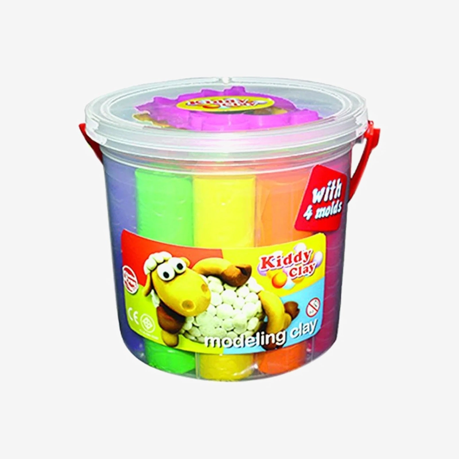 Pâte à Modeler Kiddy Clay Boîte PX-380-8+16SMT.