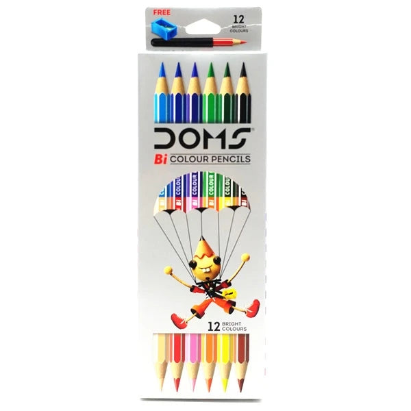 CRAYONS DE COULEURS BLCOLORES 6PCS 12CLR DOMS.