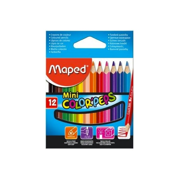 CRAYONS DE COULEUR MAPED 12/9 REF 832500