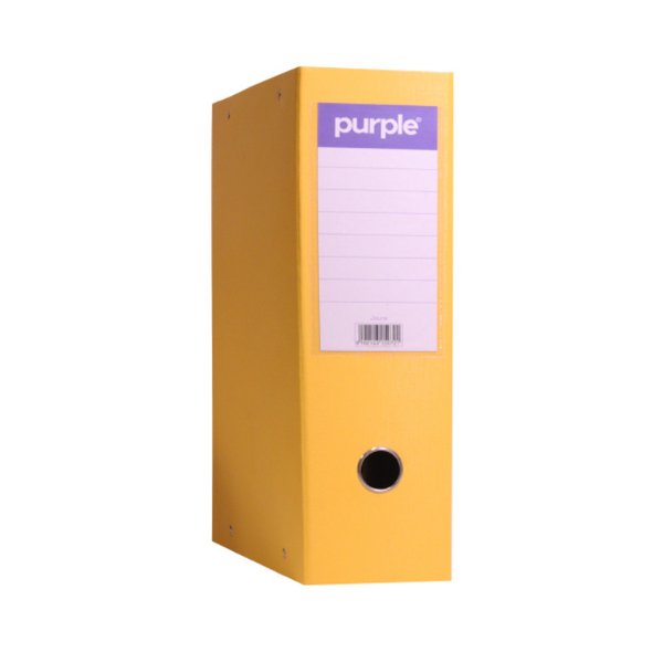 CLASSEUR ESSENTIAL DOS 75MM JAUNE PASTEL PURPLE