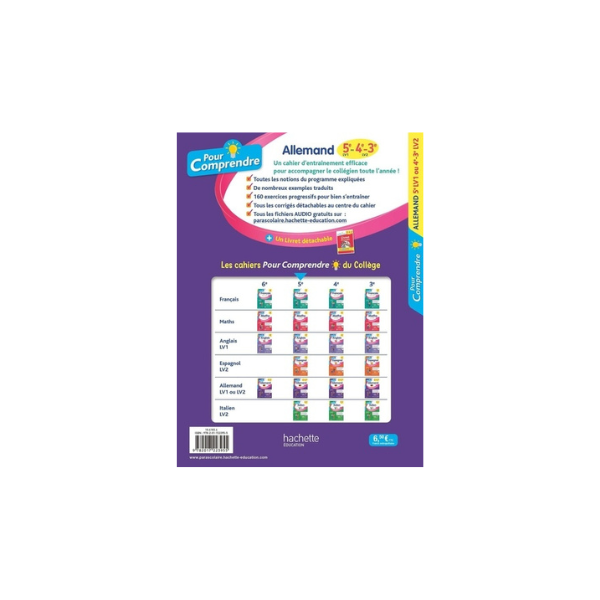 POUR COMPRENDRE ALLEMAND 5E LV1 OU 4E-3E LV2