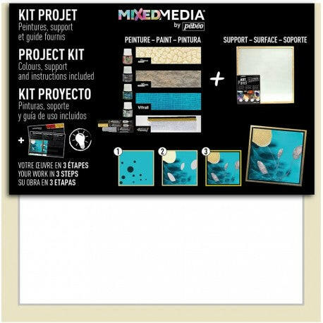 Kit Projet de Panneaux d’Art avec Marqueur 4Artist - Pébéo.