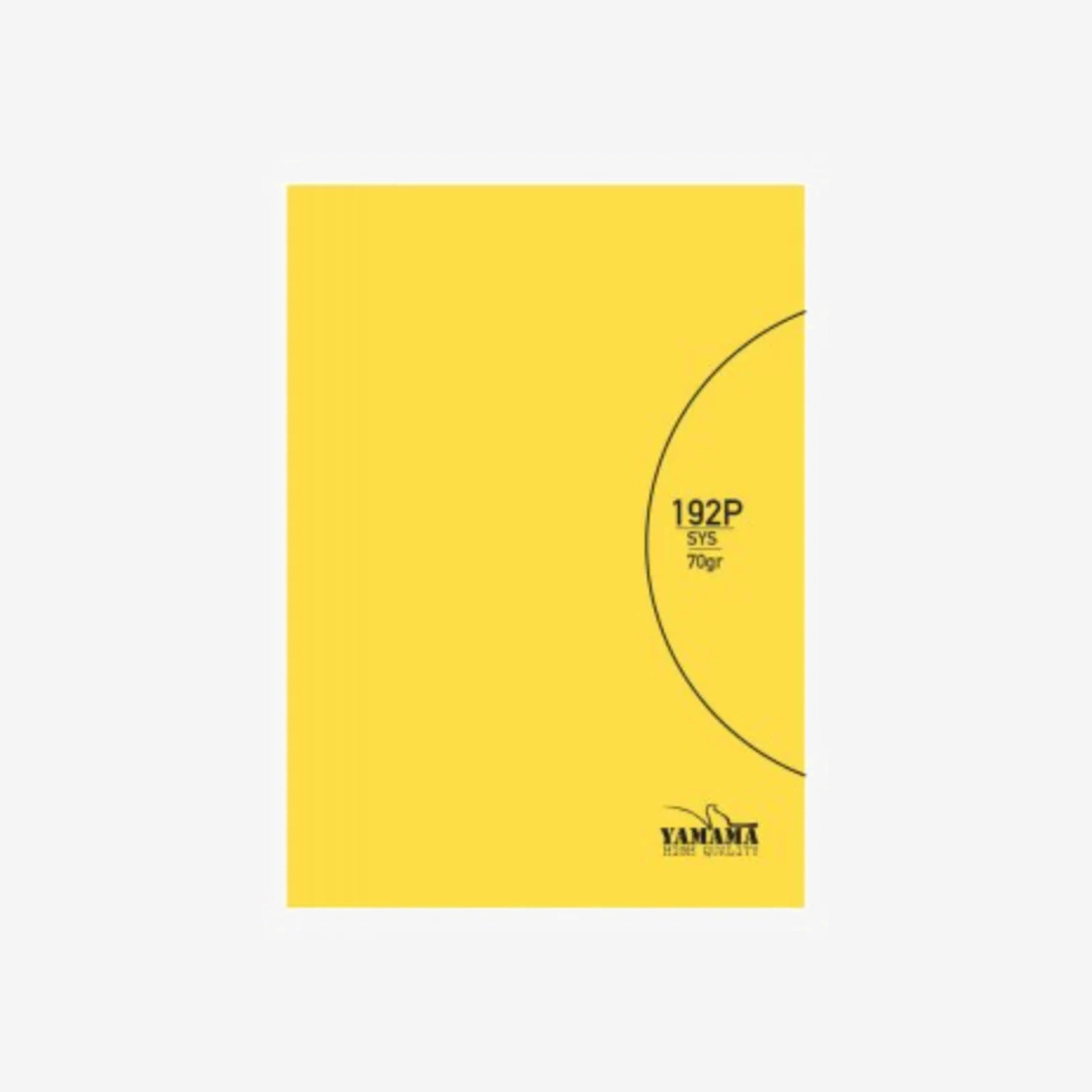 Cahier Conquérant – 192 Pages – 17x22 cm – Jaune.