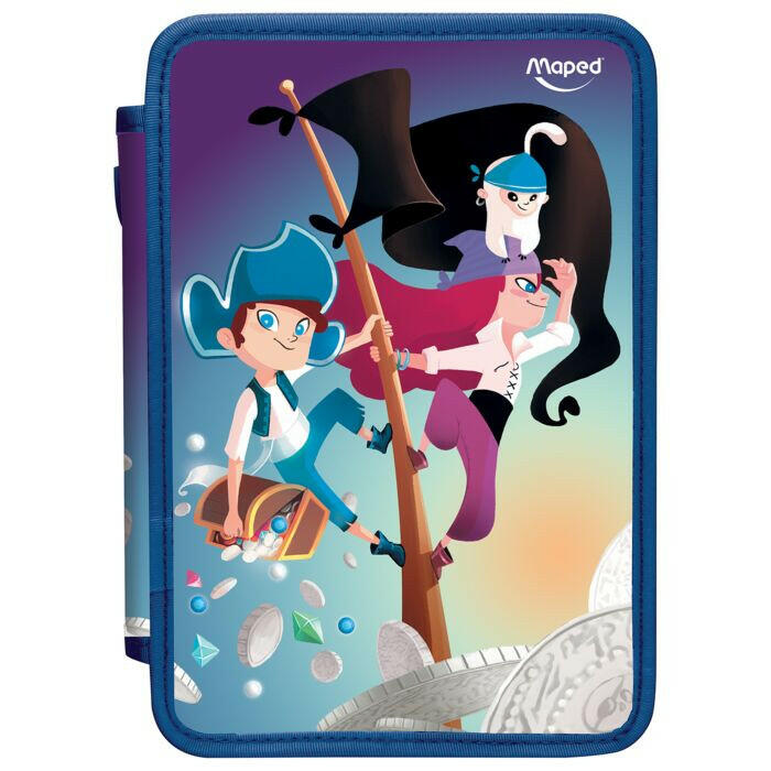 Maped - Trousse Scolaire Garnie Pirates.
