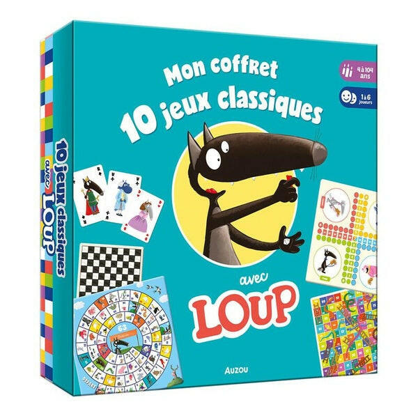 Mon Coffret – 10 Jeux Classiques avec le Loup.