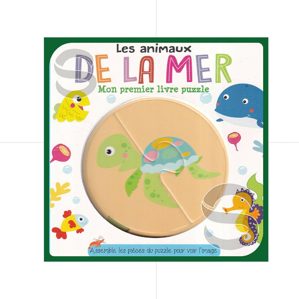 Mon Premier Livre Puzzle - Les Animaux de la Mer.