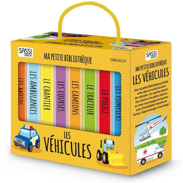 Coffret Ma Petite Bibliothèque - Les Vehicules.