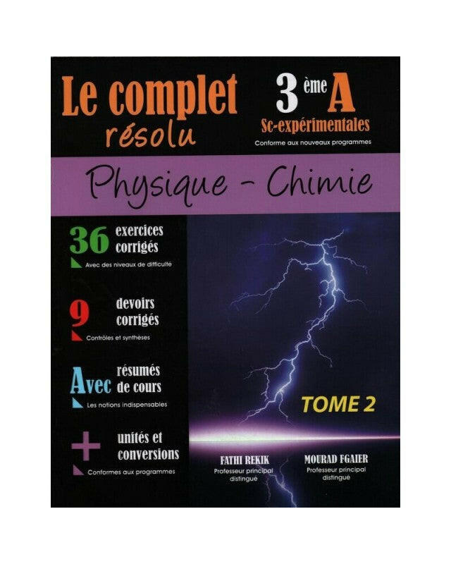 SEC LE COMPLET RESOLU SC.EXPER T2 3E.