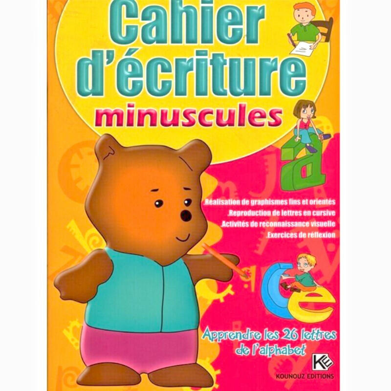 Cahier d'Écriture Minuscule Kounouz.