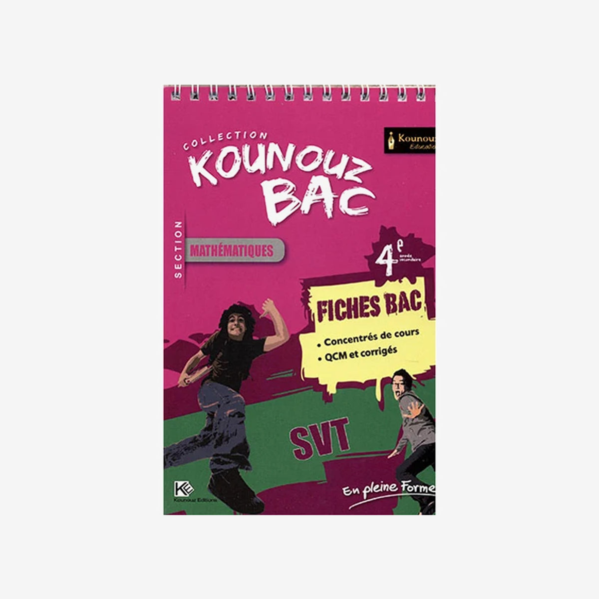 Kounouz Fiches Bac SVT - 4ème Mathématiques.